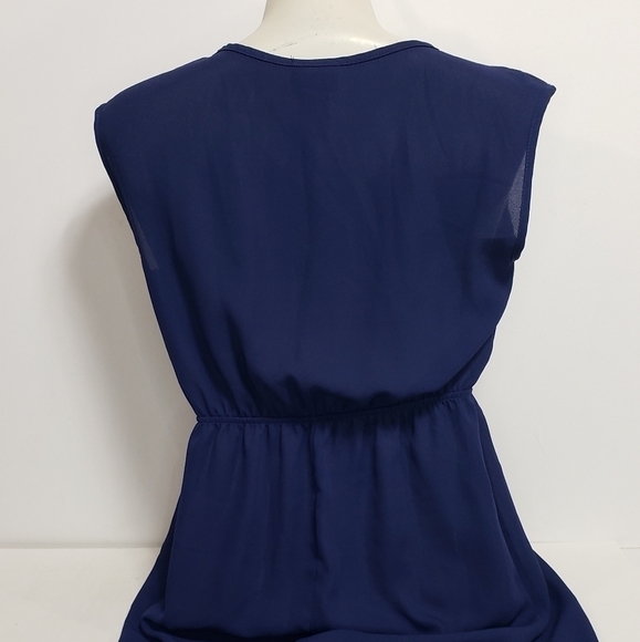 RUE 21 Blue Dress w Stripes - Picture 2 of 5